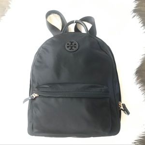 {Tory Burch} Ella Black Nylon Backpack